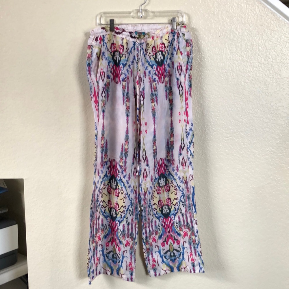 Johnny Was | Printed Silk Pant